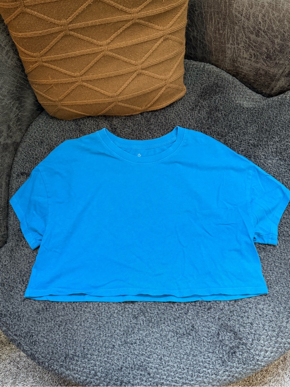 offline by aerie cropped let’s stretch cotton active tee